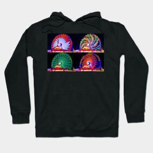 Ferris wheel quad work D Hoodie